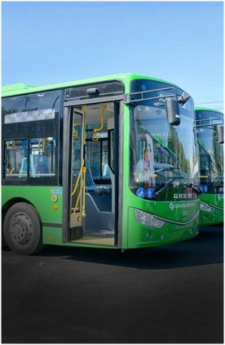Павлодарский автобусный парк пополнился экологичным транспортом отечественного выпуска
