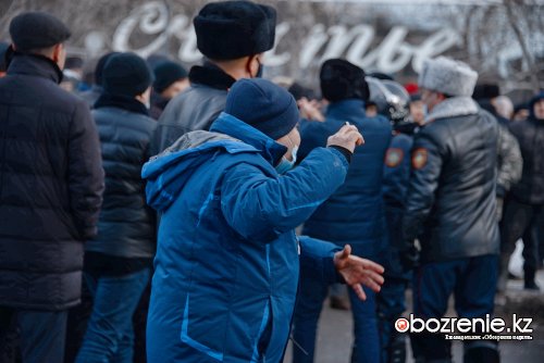 Фотохроника: митинг в Павлодаре