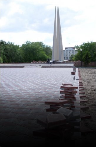 Реконструкцию сквера Победы подрядчик завершит во второй половине июня