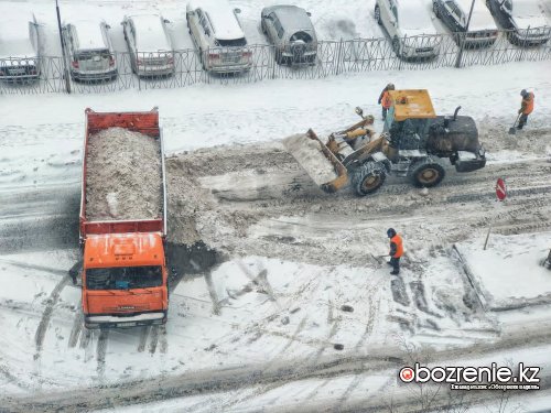 200 тысяч тонн снега вывезли с начала года в Павлодаре